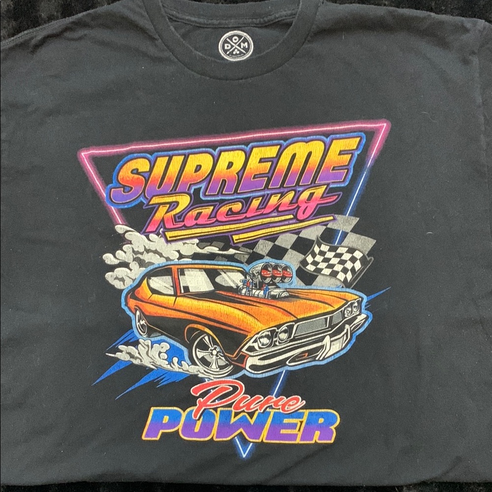 Supreme Racing Graphic Tee - Black